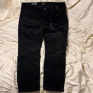 L&B Lucky and Blessed Black corduroy jeans women’s size 22. High rise skinny